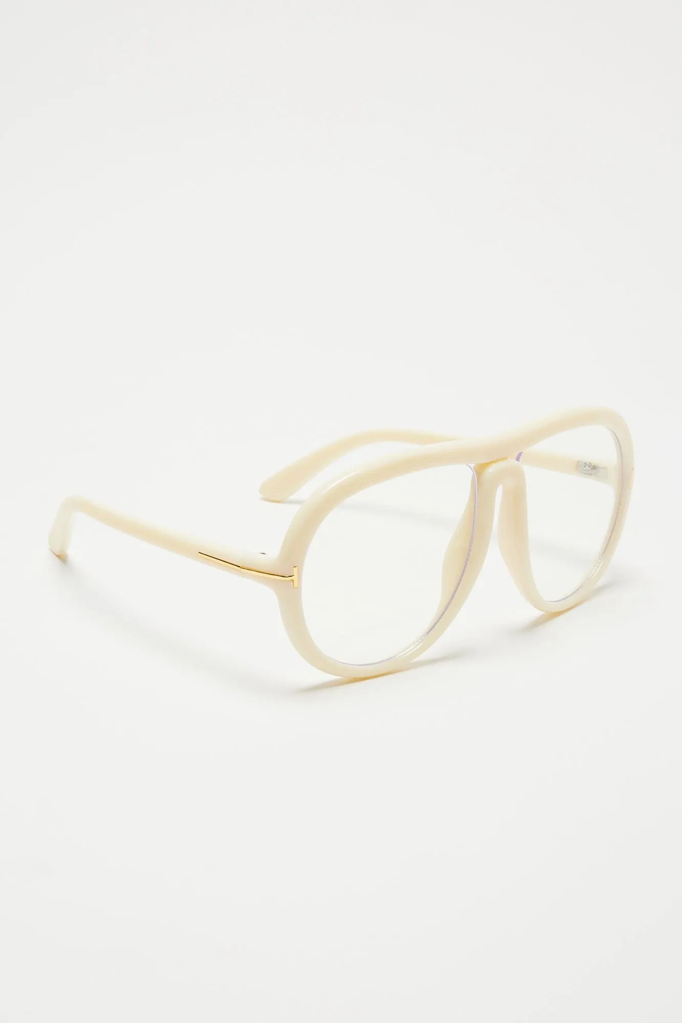 Retro Look Glasses - Ivory sold by Fashion Nova product image thumbnail 4