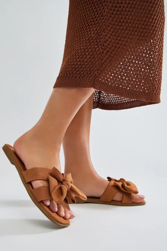 Sweet Talking Sandals - Tan sold by Fashion Nova