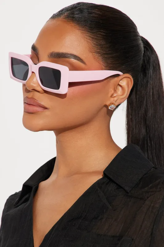 Cammie Sunglasses - Pink sold by Fashion Nova