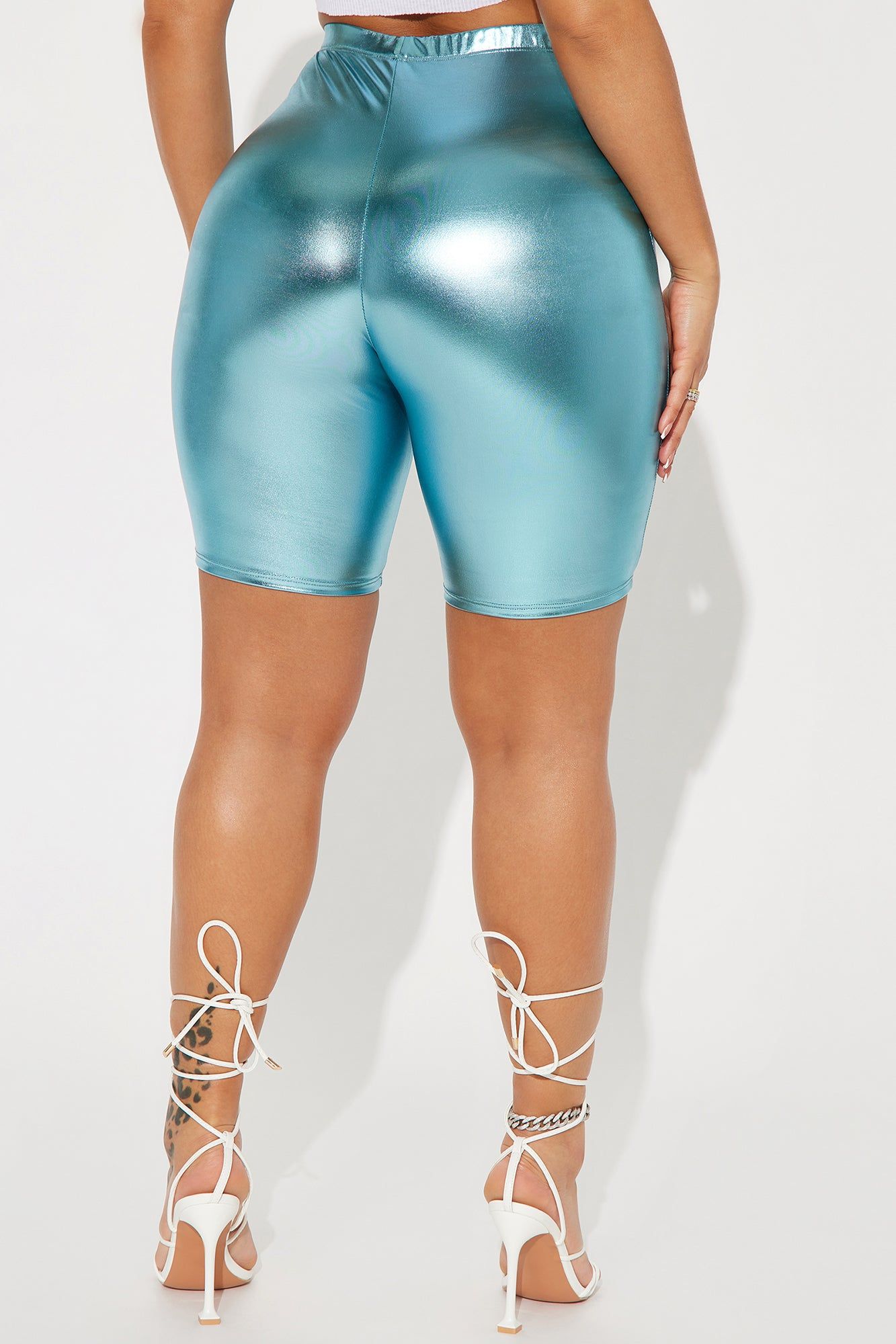 Rough Rider Biker Shorts - Aqua sold by Fashion Nova product image thumbnail 3