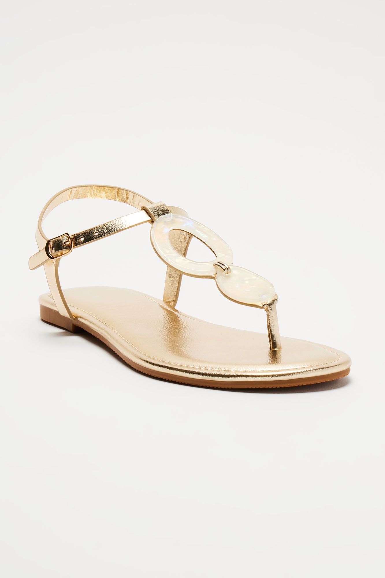 Warmer Days Sandals - Gold sold by Fashion Nova product image thumbnail 2