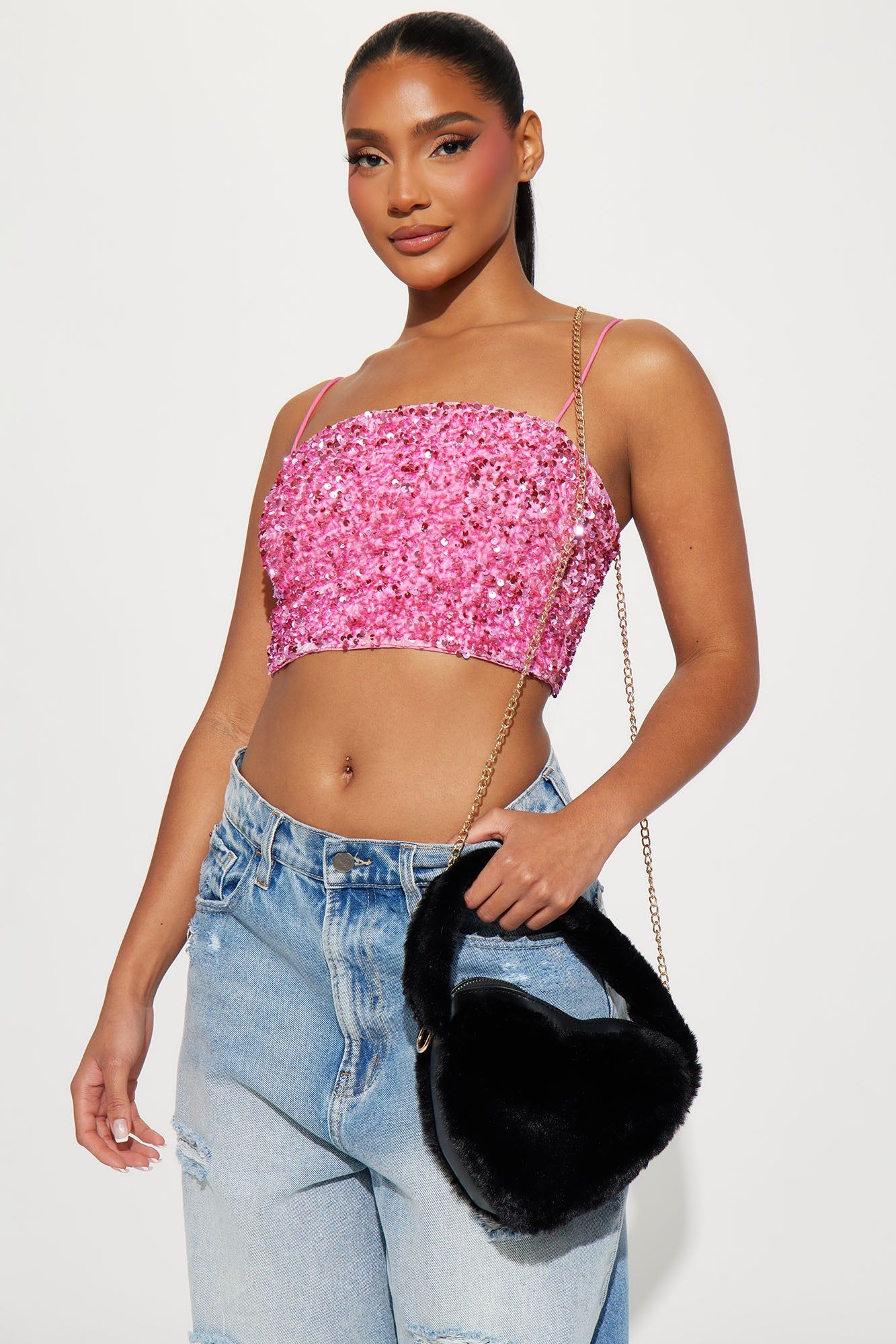 Love To Love Handbag - Black sold by Fashion Nova product image thumbnail 3