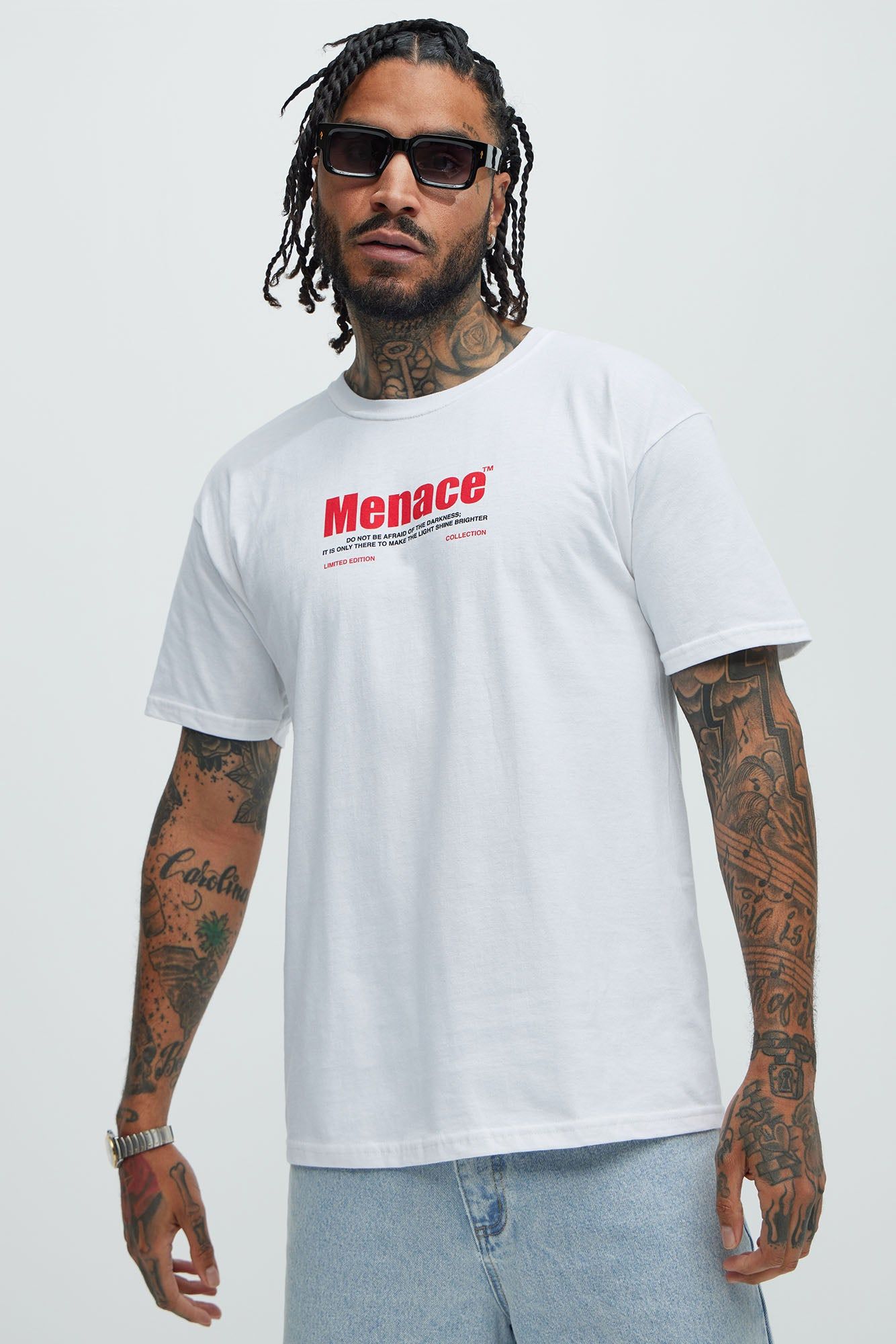 Menace Luxury Cruise Short Sleeve Tee - White sold by Fashion Nova