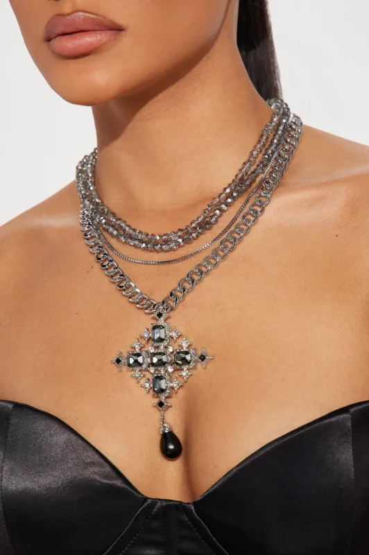 Guided By Faith Necklace - Silver sold by Fashion Nova