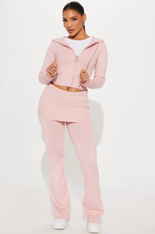 Liane Sweater Pant Set - Pink sold by Fashion Nova