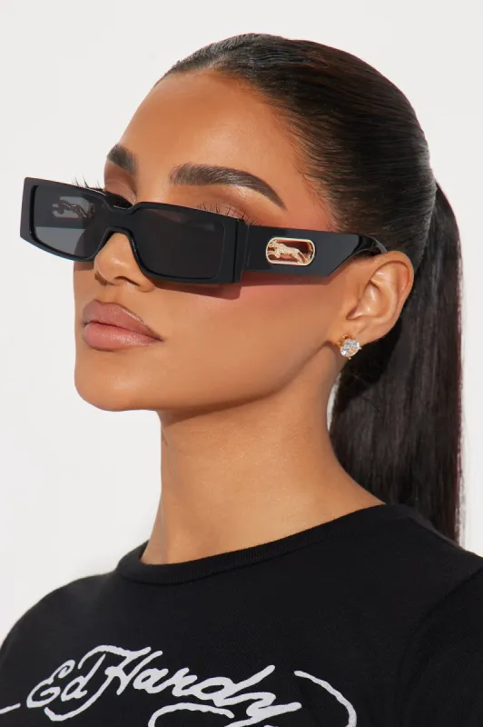 Run Away With Me Sunglasses - Black sold by Fashion Nova