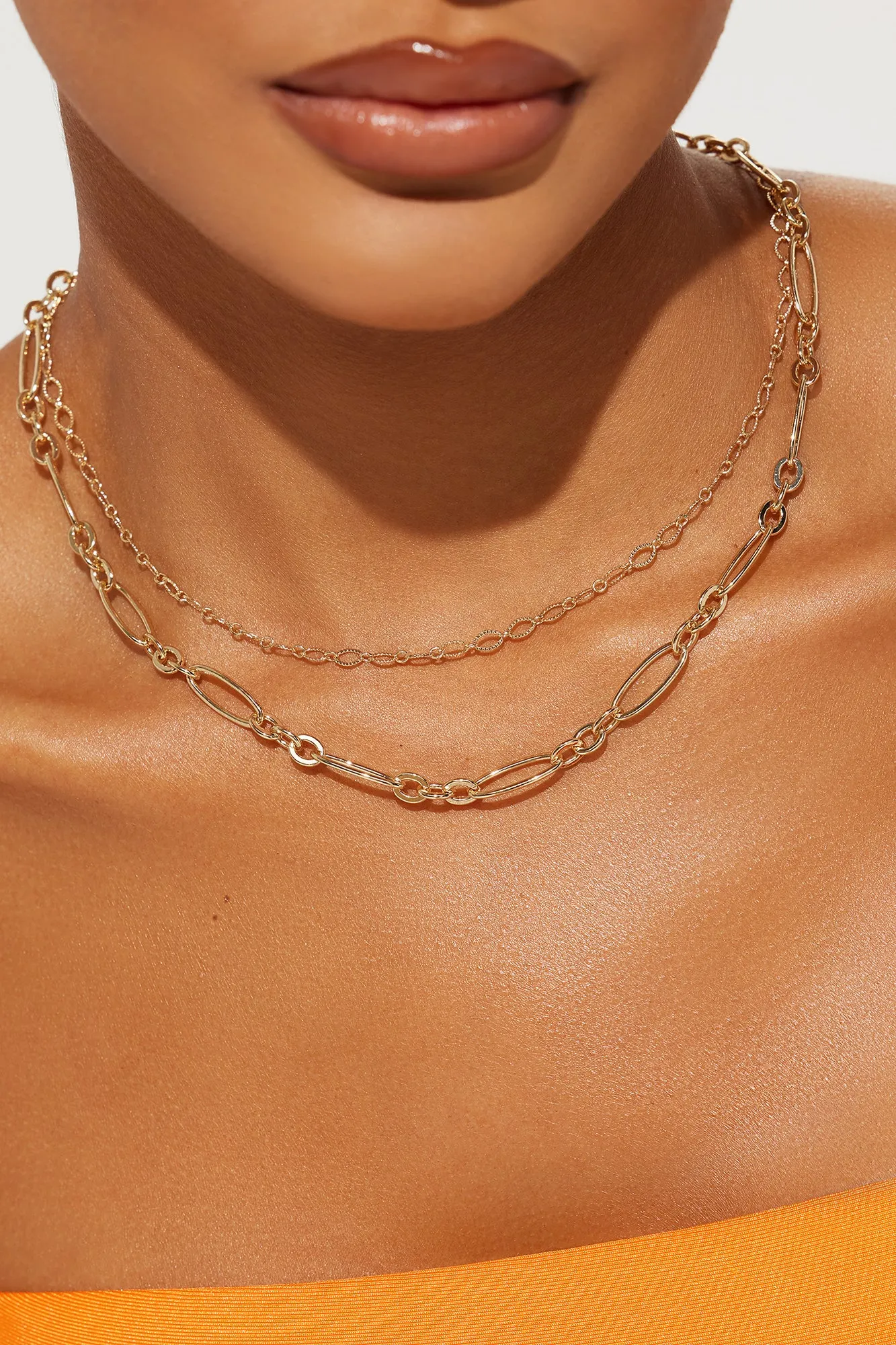 Always On Me Necklace - Gold sold by Fashion Nova