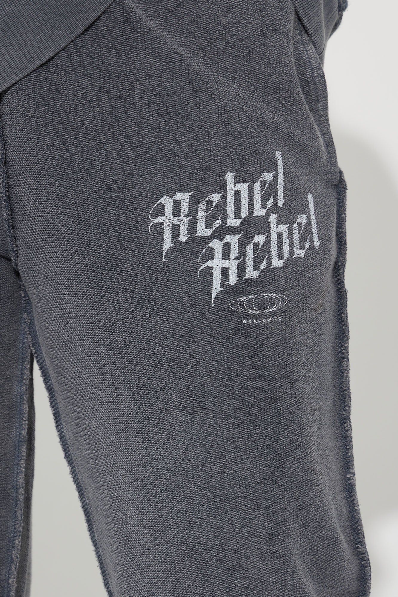 Always A Rebel Sweatsuit - Charcoal sold by Fashion Nova product image thumbnail 4