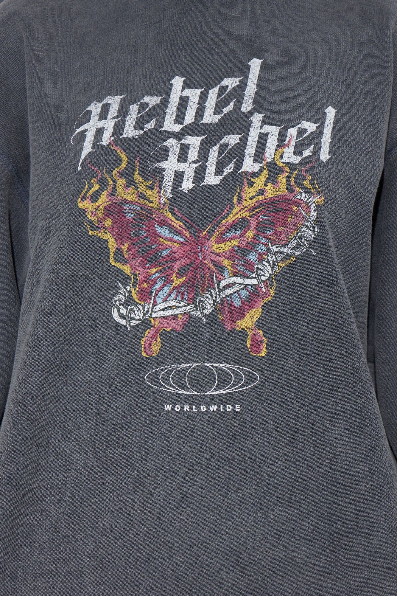 Always A Rebel Sweatsuit - Charcoal sold by Fashion Nova product image thumbnail 3