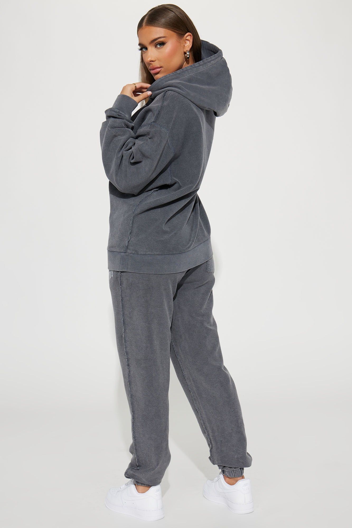 Always A Rebel Sweatsuit - Charcoal sold by Fashion Nova product image thumbnail 5