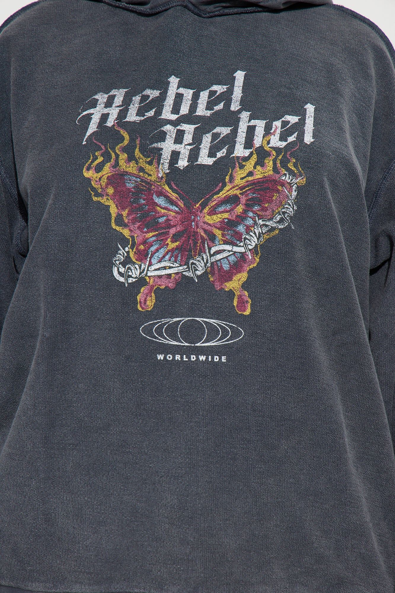 Always A Rebel Sweatsuit - Charcoal sold by Fashion Nova product image thumbnail 8