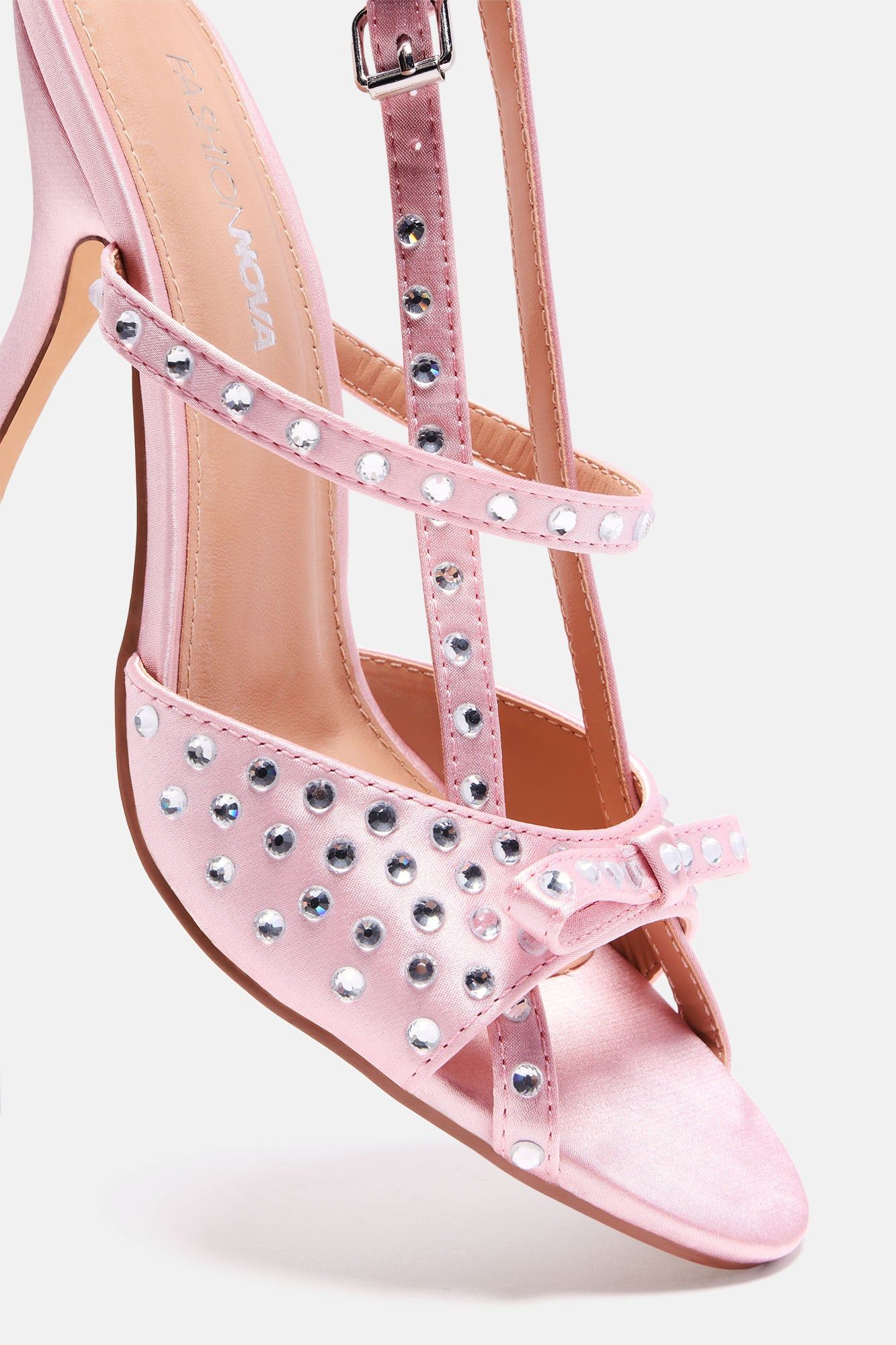 Keep Me Near Slingback Heeled Sandals - Pink sold by Fashion Nova product image thumbnail 4