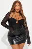 Melanie Mesh Bodysuit - Black sold by Fashion Nova