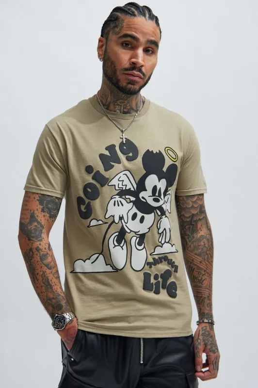 Going Through Life Short Sleeve Tee - Sand sold by Fashion Nova