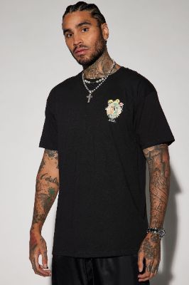 Euphoric Short Sleeve Tee - Black sold by Fashion Nova