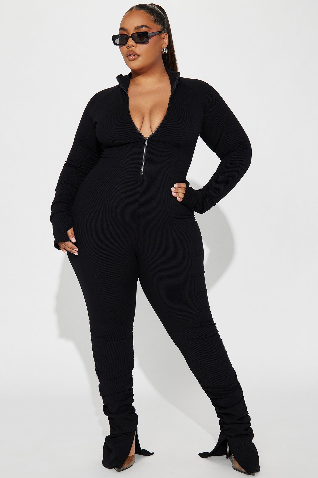 Justine Snatched Jumpsuit - Black sold by Fashion Nova product image thumbnail 4