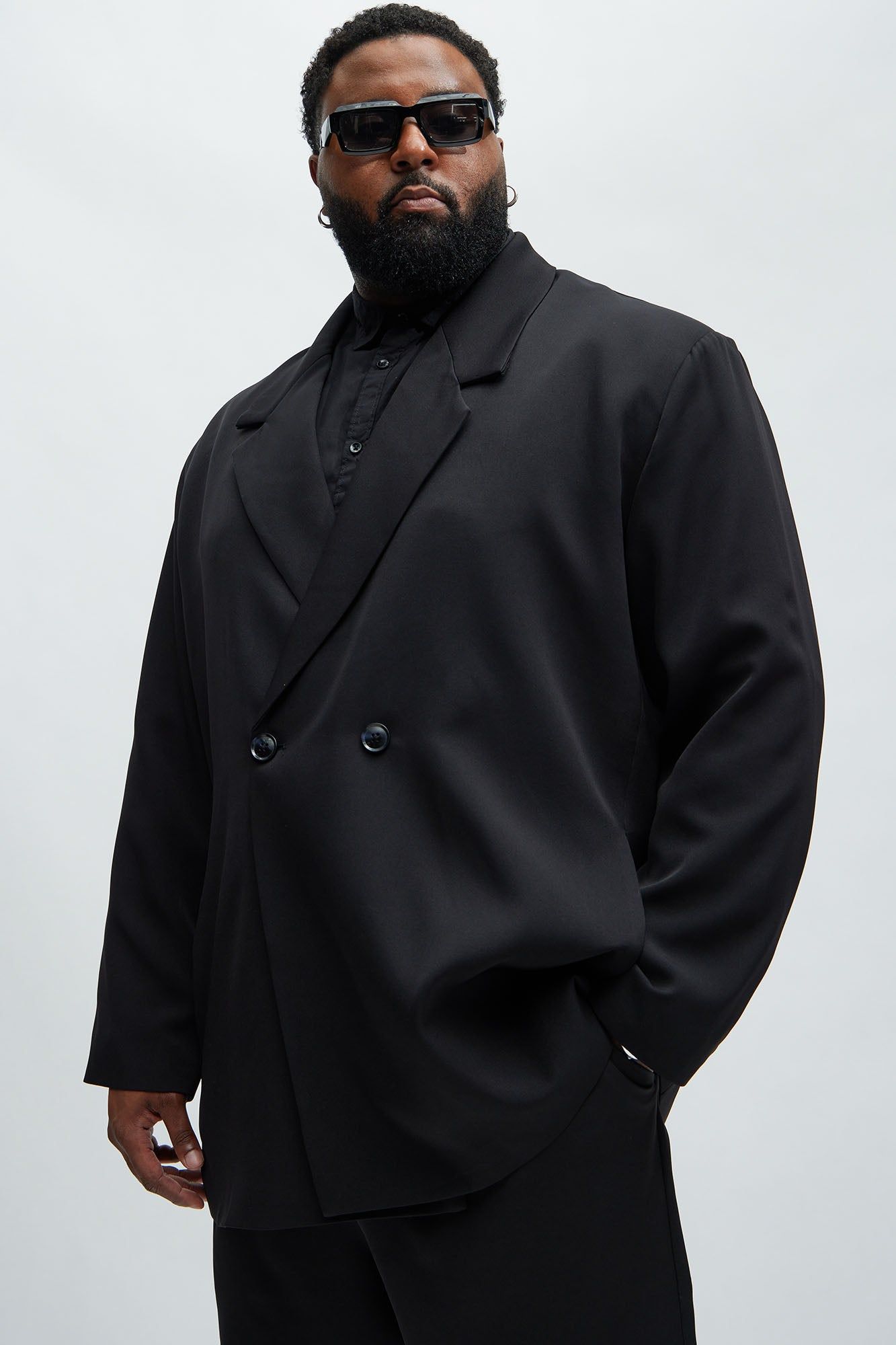 Anchor Double Breasted Suit Jacket - Black sold by Fashion Nova product image thumbnail 5