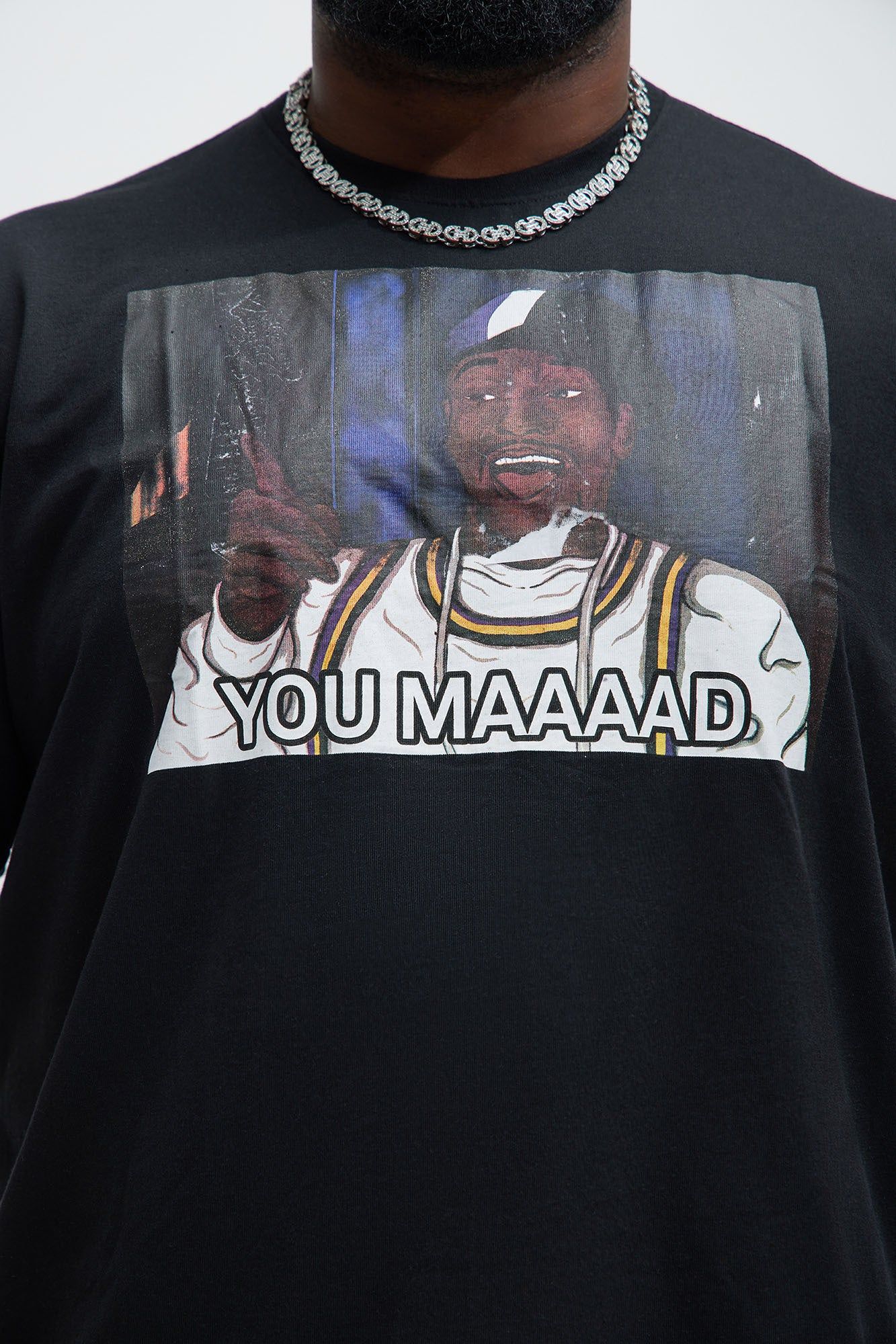 Dipset You Mad Short Sleeve Tee - Black sold by Fashion Nova product image thumbnail 5