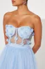 Spring Bloom Tulle Gown - Light Blue sold by Fashion Nova