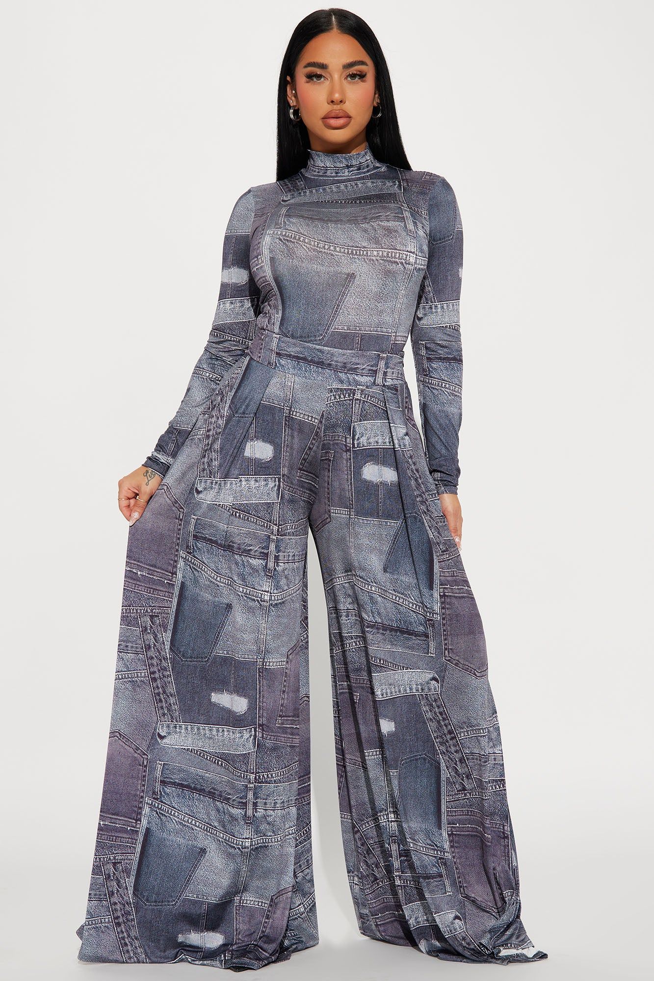 Kayley Pant Set - Black sold by Fashion Nova