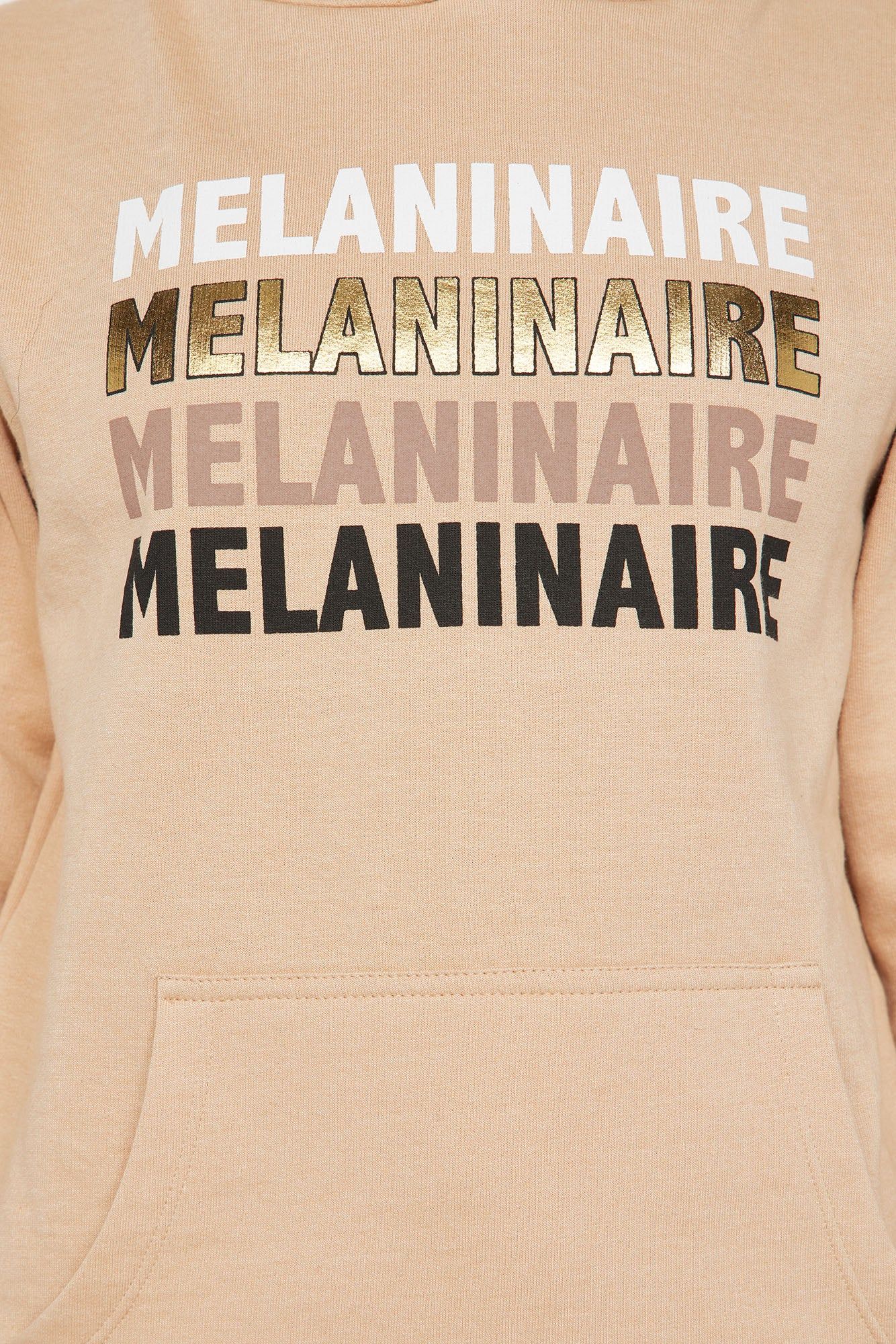 Mini Melaninaire Fleece Jogger Set - Khaki sold by Fashion Nova product image thumbnail 3