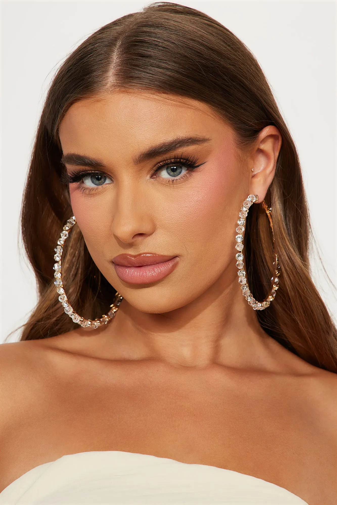 Bring On The Bubbly Hoop Earrings - Gold sold by Fashion Nova product image thumbnail 2