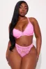 Nova Lace Thong Panty - Hot Pink sold by Fashion Nova