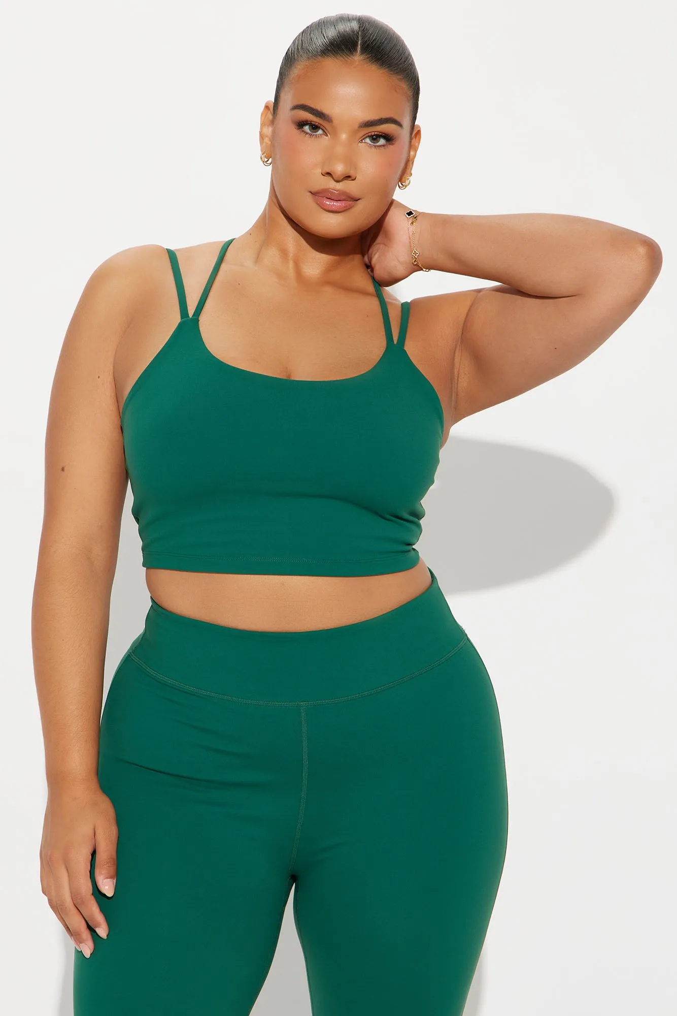Power Flow Super Soft Sports Bra - Emerald sold by Fashion Nova product image thumbnail 5