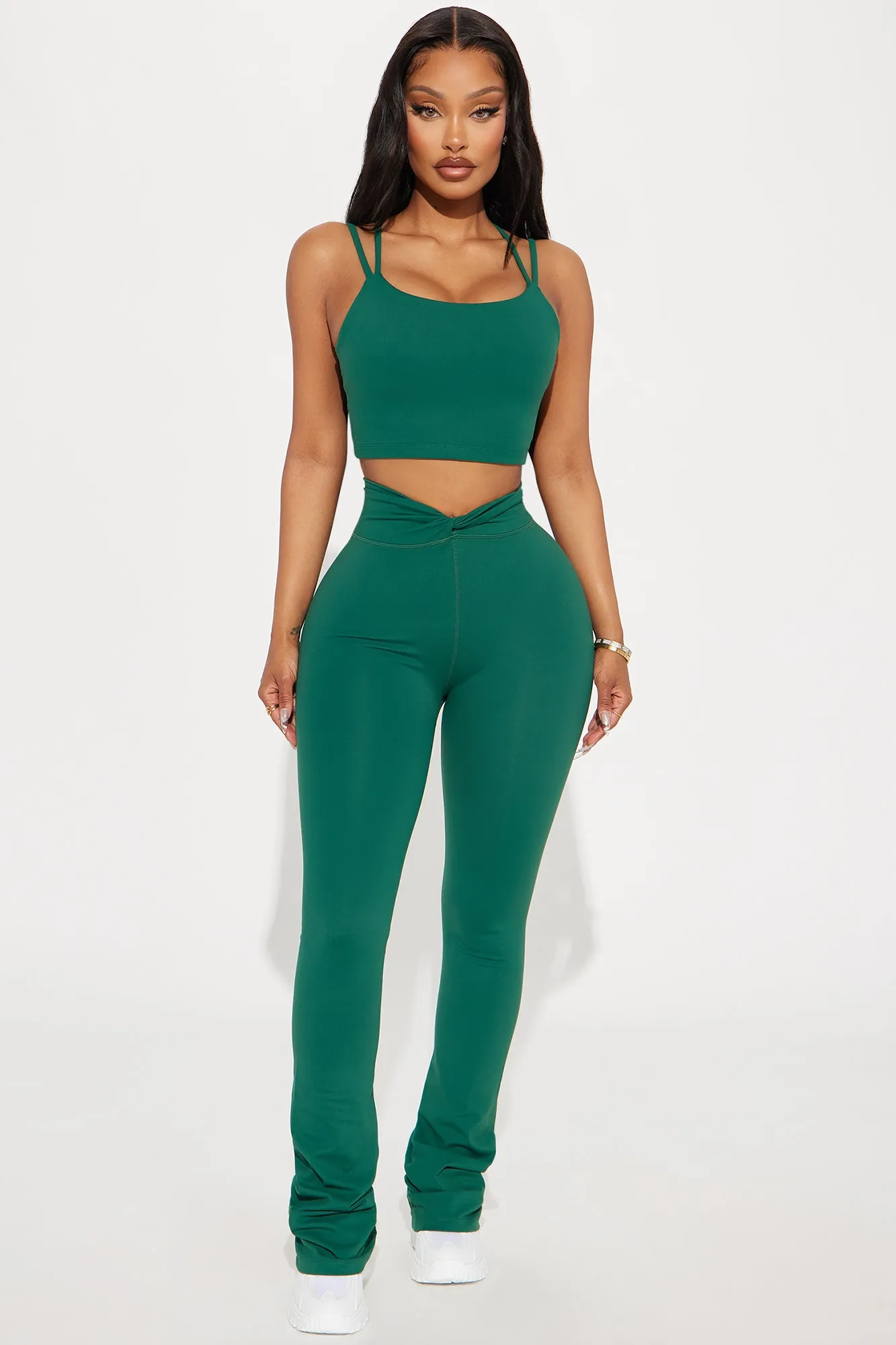 Power Flow Super Soft Sports Bra - Emerald sold by Fashion Nova product image thumbnail 2