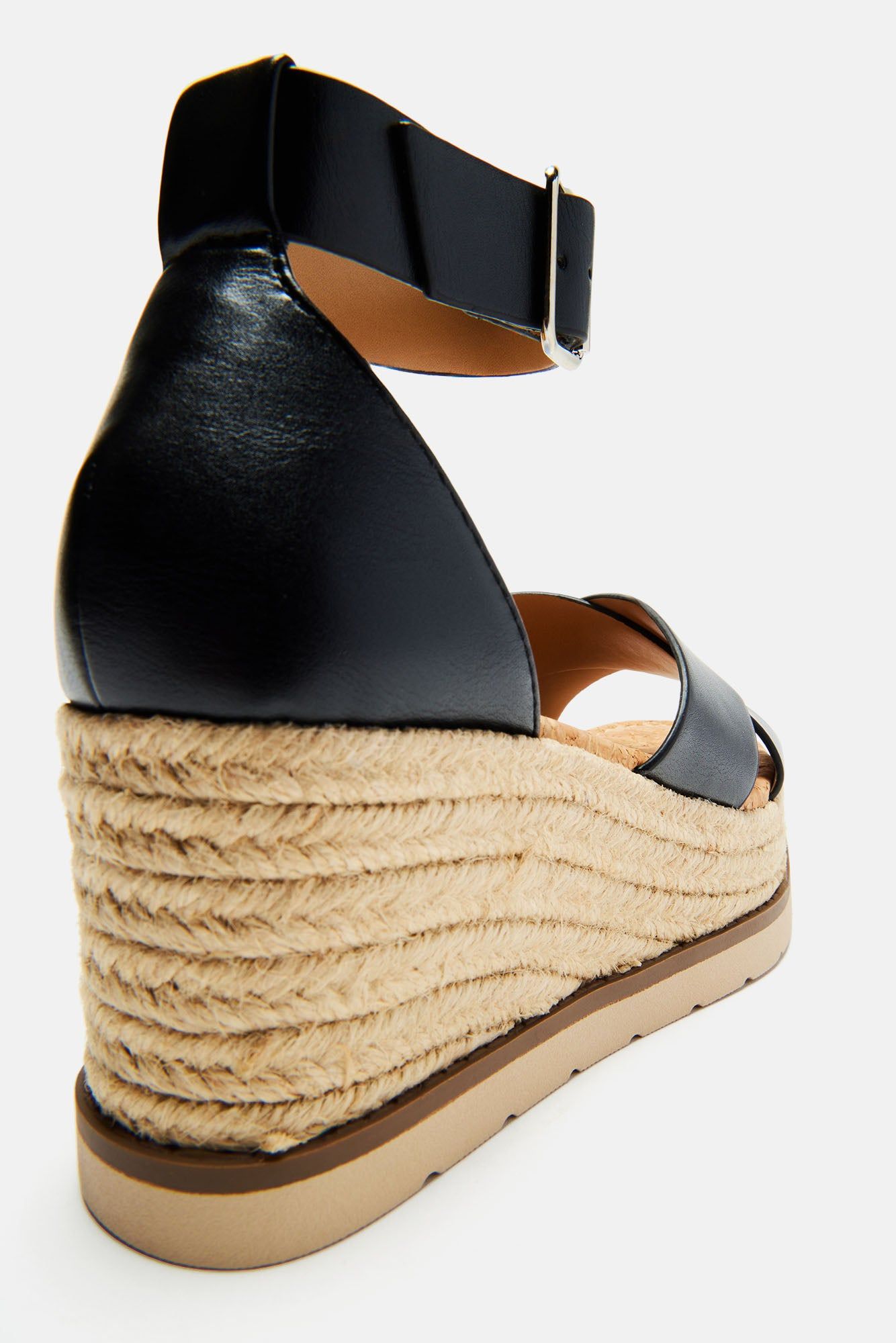 Crossin' Paths Platform Wedges - Black sold by Fashion Nova product image thumbnail 4