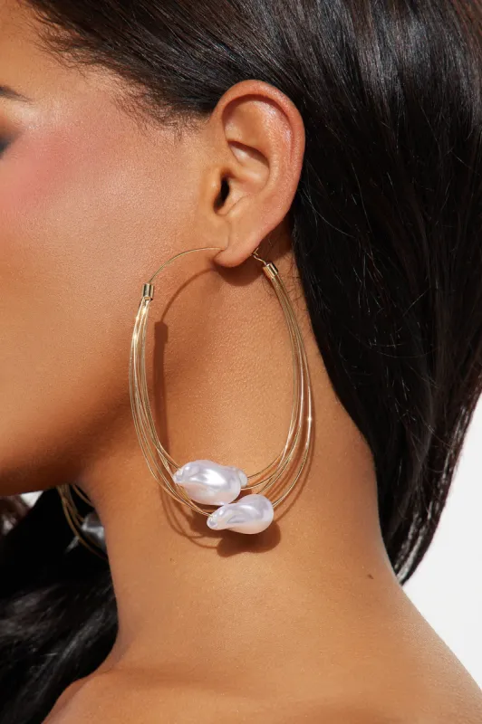 Summer Destination Earrings - Gold sold by Fashion Nova