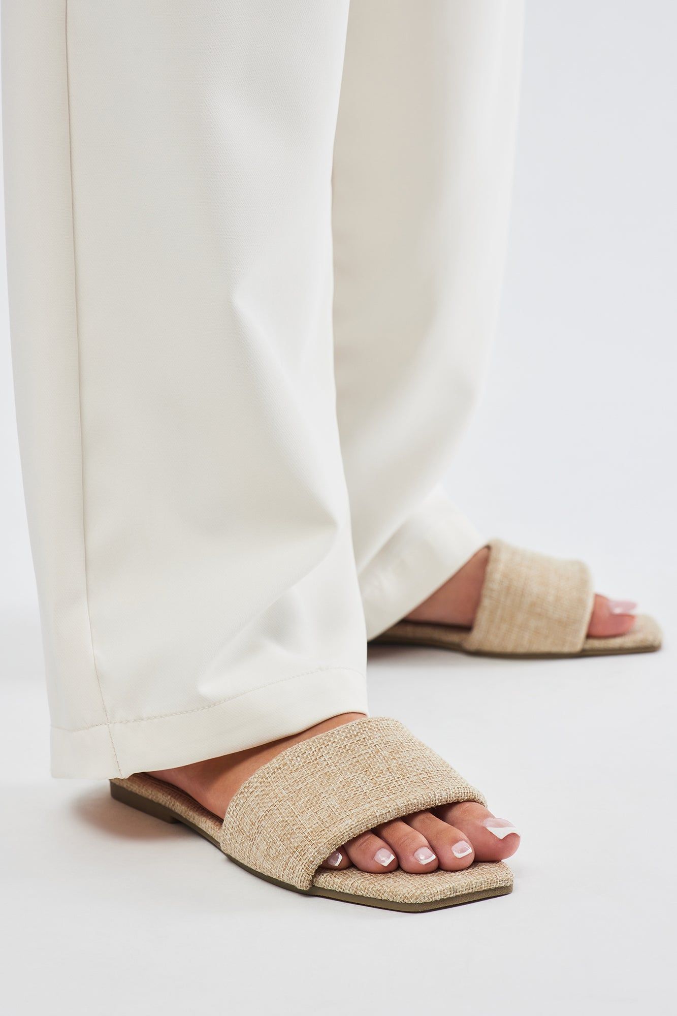 Dena Flat Sandals - Beige sold by Fashion Nova product image thumbnail 2