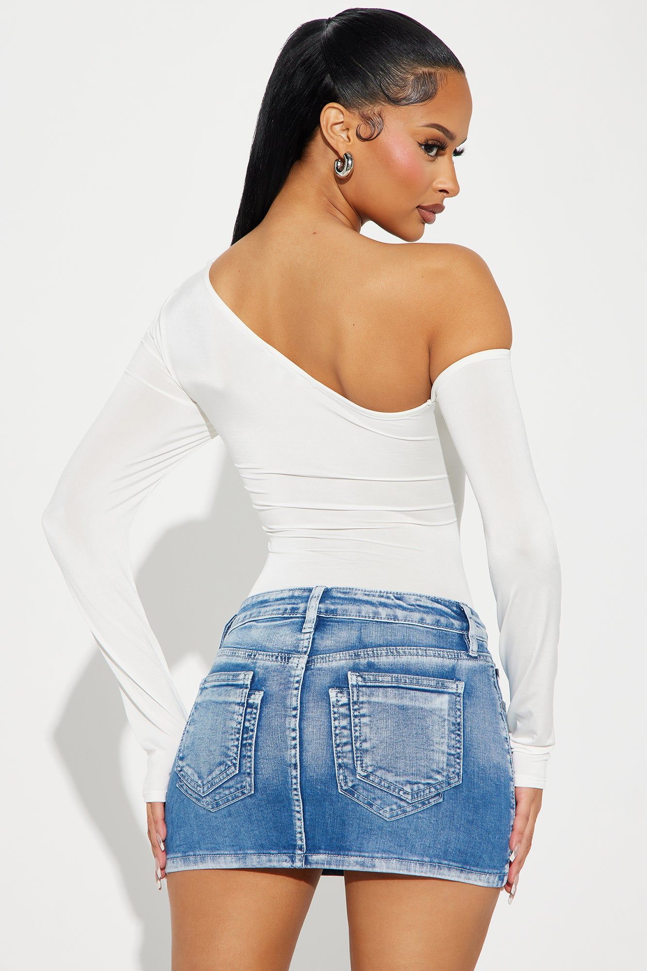 Gimme What I Want Bodysuit - Ivory sold by Fashion Nova product image thumbnail 4