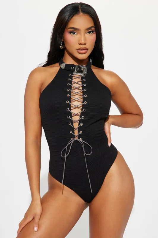 Texas Hold Em Bodysuit - Black sold by Fashion Nova
