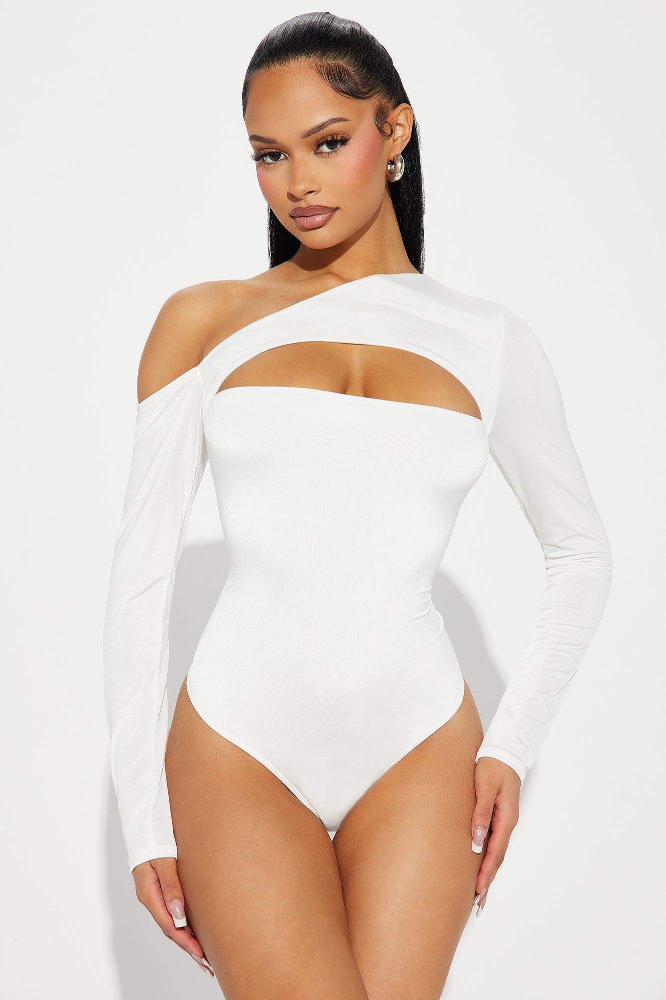 Gimme What I Want Bodysuit - Ivory sold by Fashion Nova