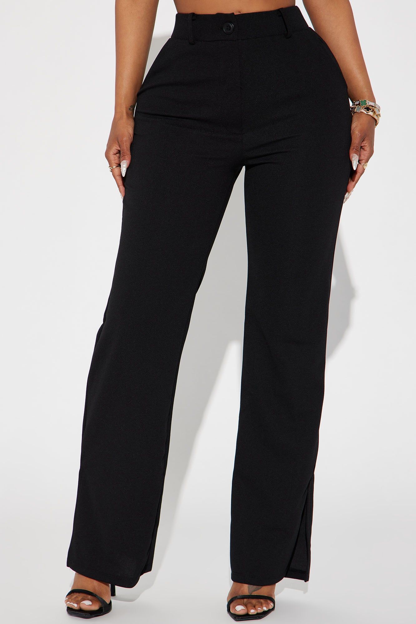 Presley Flare Leg Trouser - Black sold by Fashion Nova product image thumbnail 2
