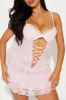 True Story Lace Micro Mini Dress - Pink sold by Fashion Nova