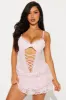 True Story Lace Micro Mini Dress - Pink sold by Fashion Nova