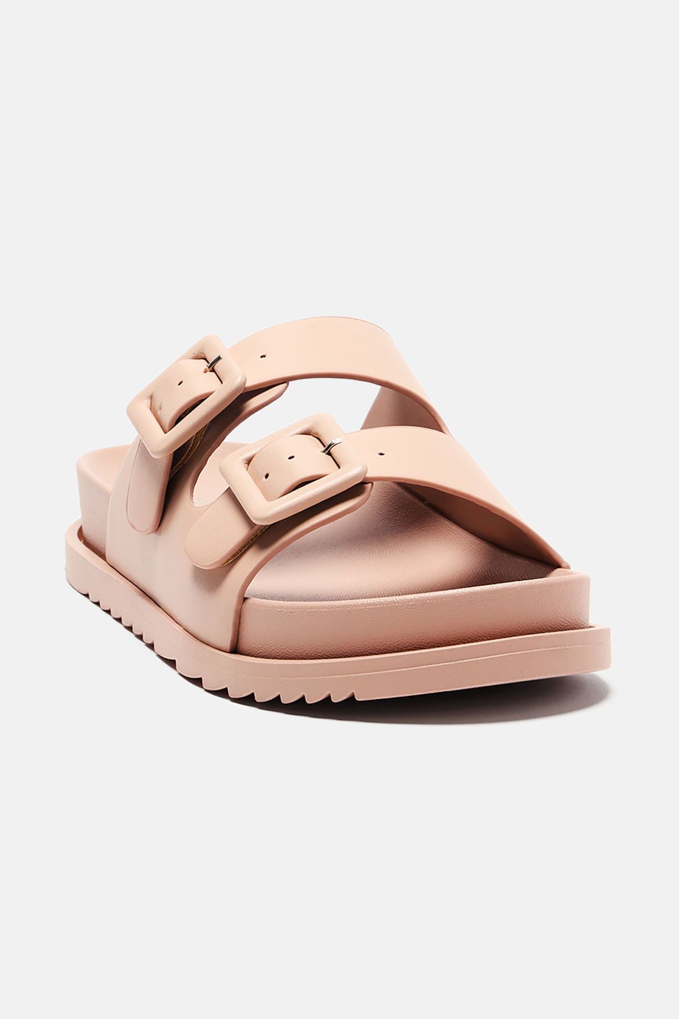 Jaylene Buckle Slides - Nude sold by Fashion Nova product image thumbnail 2