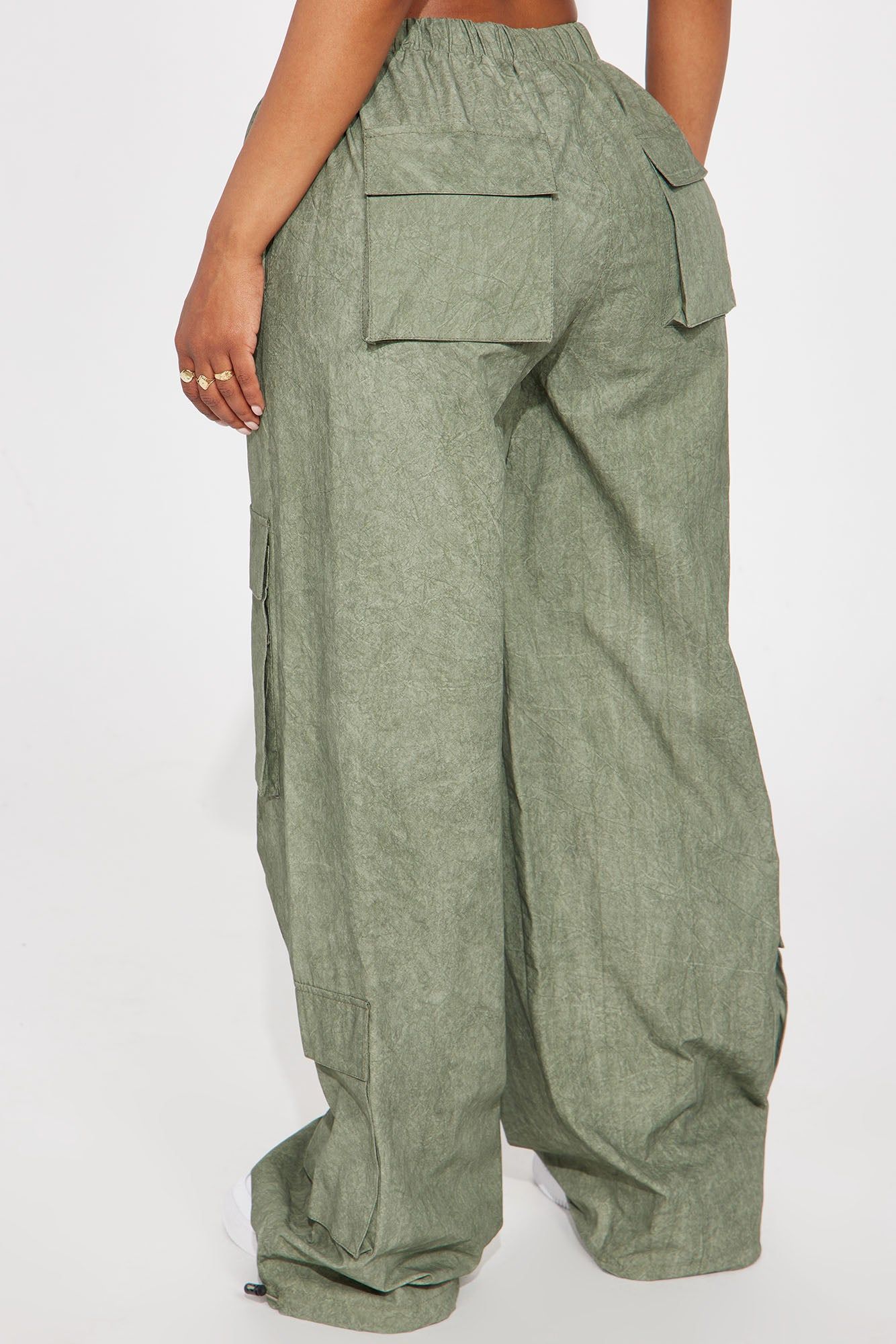 Better Not Mineral Wash Cargo Pant - Sage sold by Fashion Nova product image thumbnail 3