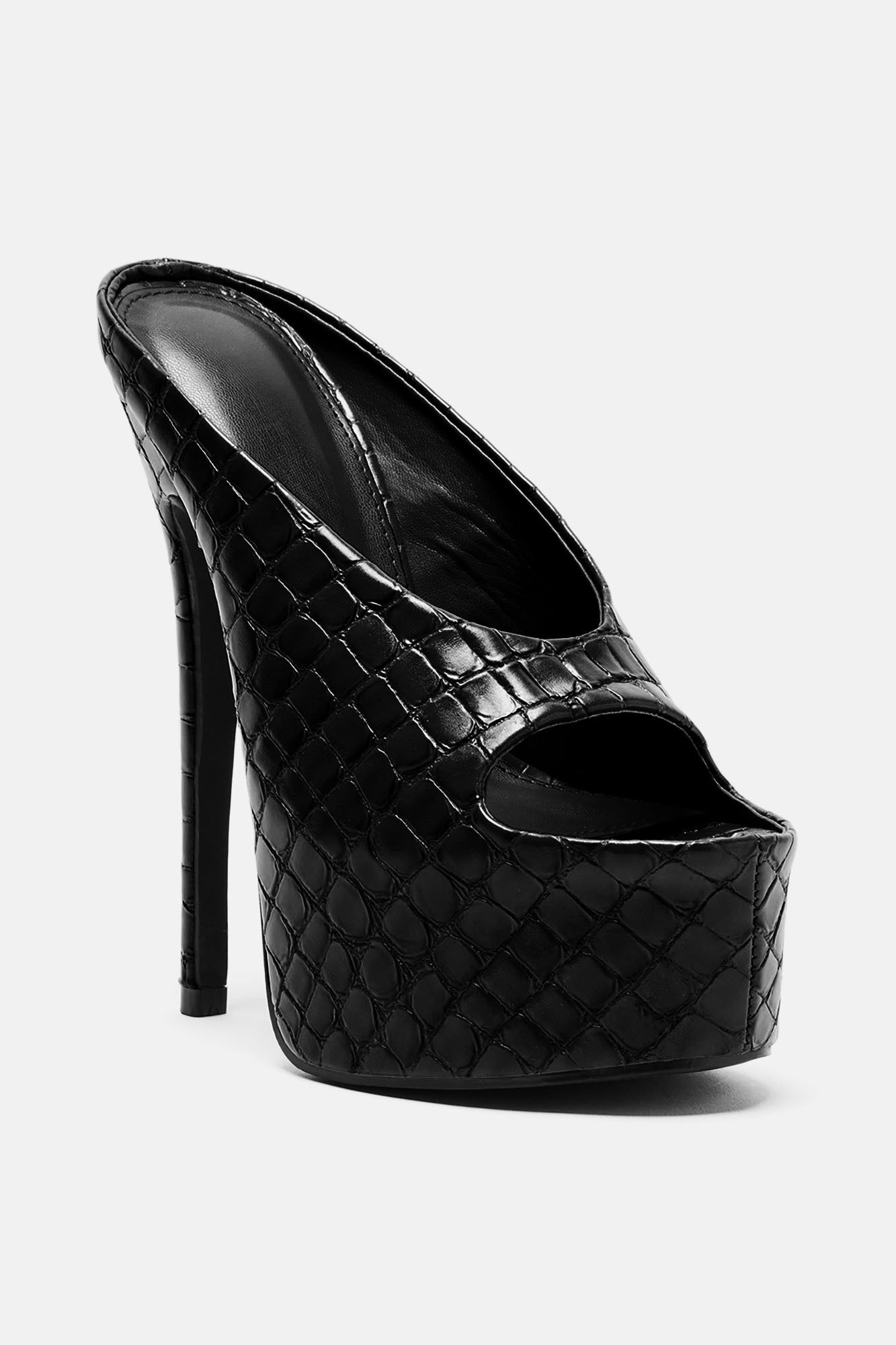 Can't Lose With Me Platform Heels - Black sold by Fashion Nova product image thumbnail 3