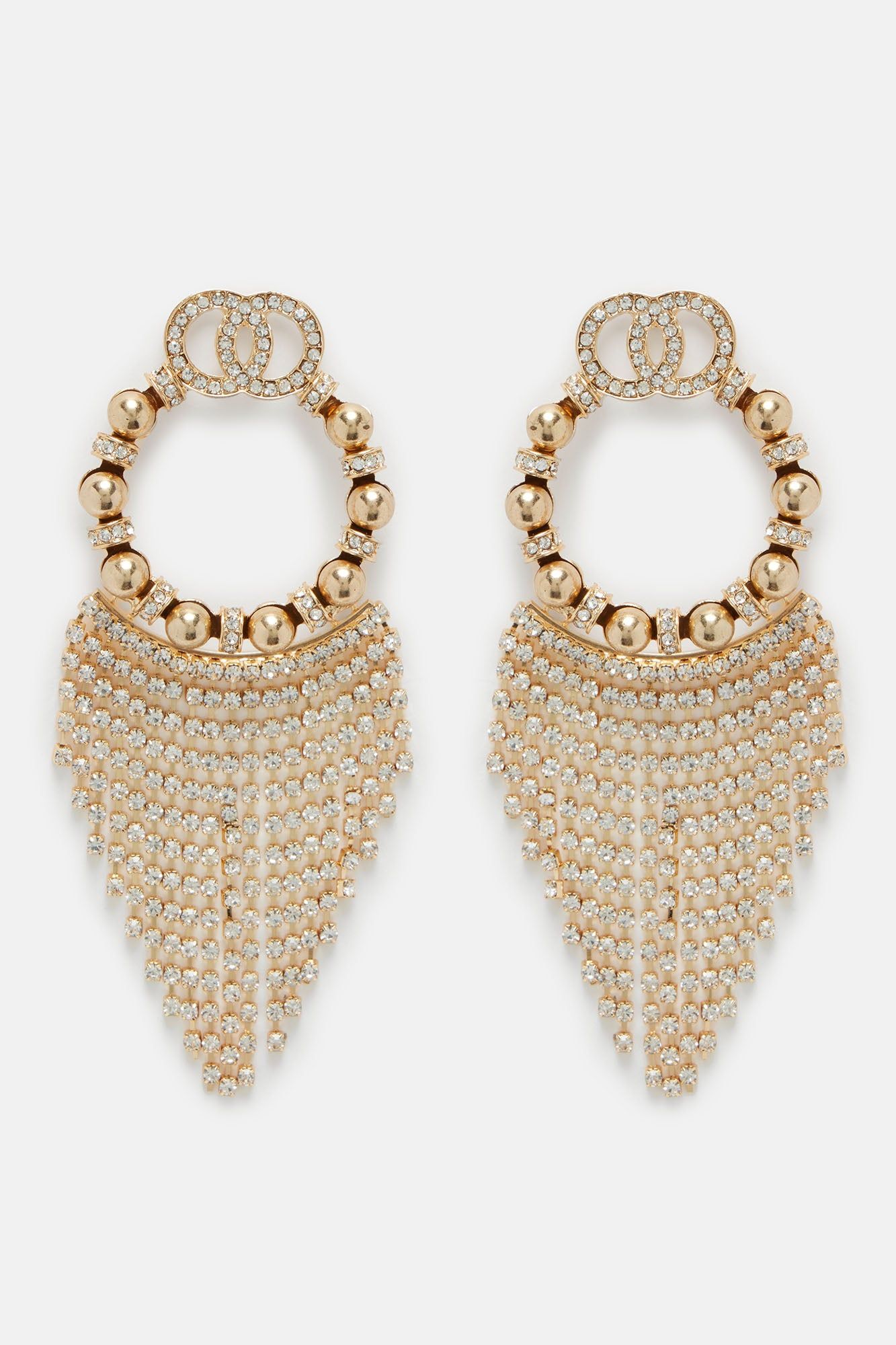 Double O Drop Earrings - Gold sold by Fashion Nova product image thumbnail 2