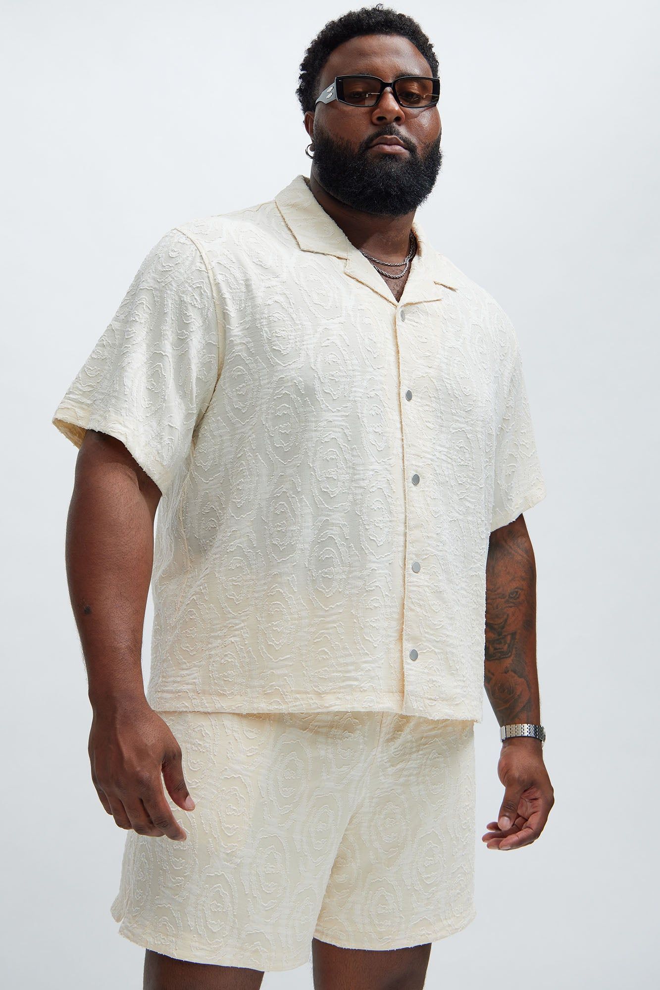 Wyatt Shirt - Cream sold by Fashion Nova product image thumbnail 5