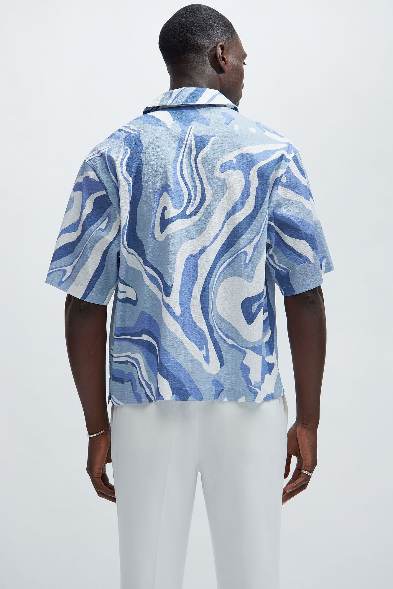Cumulus Shirt - Blue/combo sold by Fashion Nova product image thumbnail 4