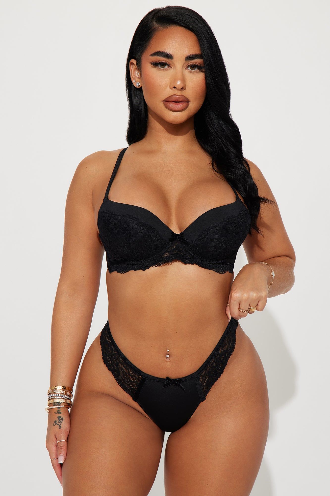 The Other Night Lace Thong Panty - Black sold by Fashion Nova product image thumbnail 2
