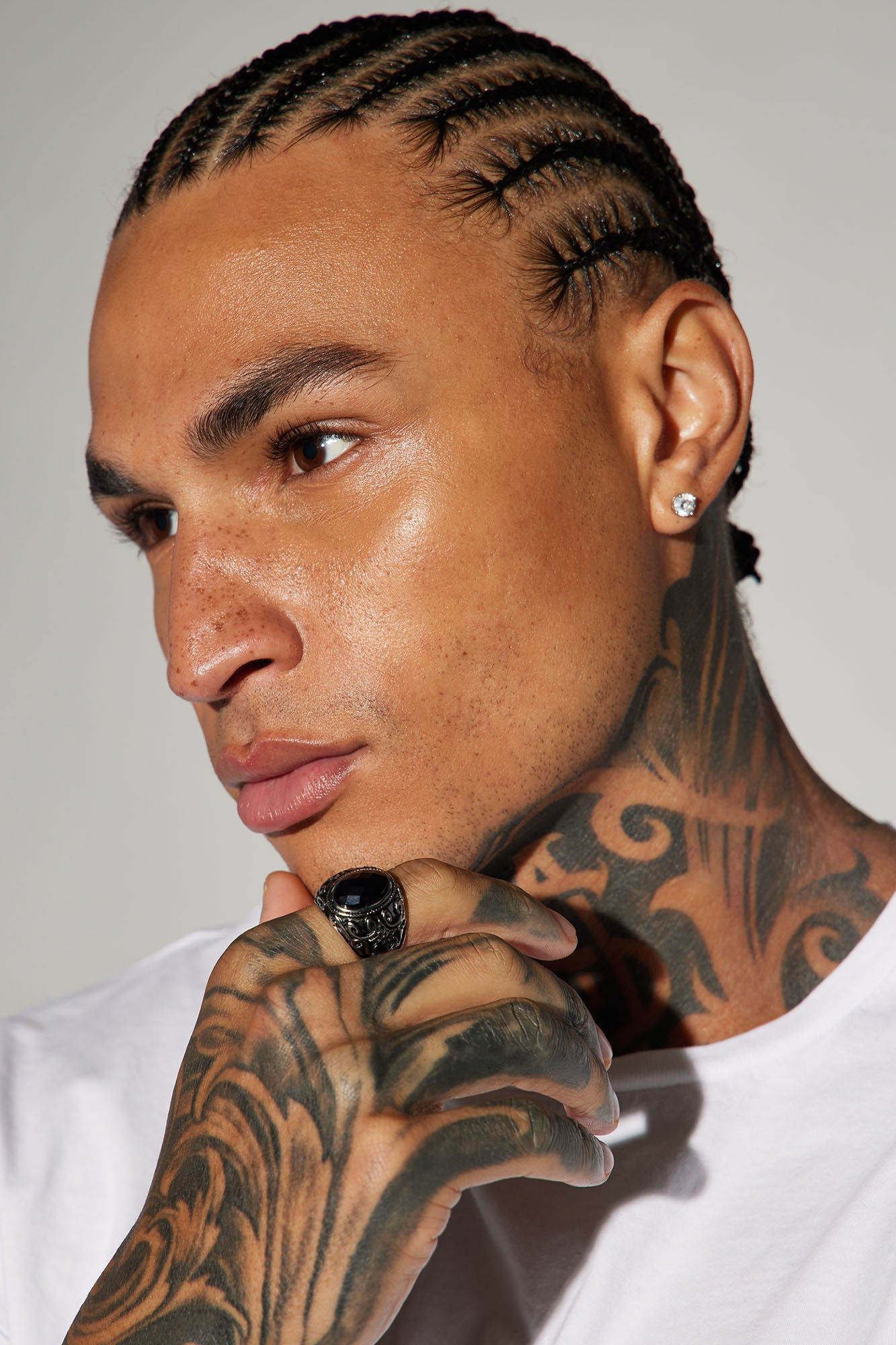 Higher Power Ring - Silver/Black sold by Fashion Nova product image thumbnail 2