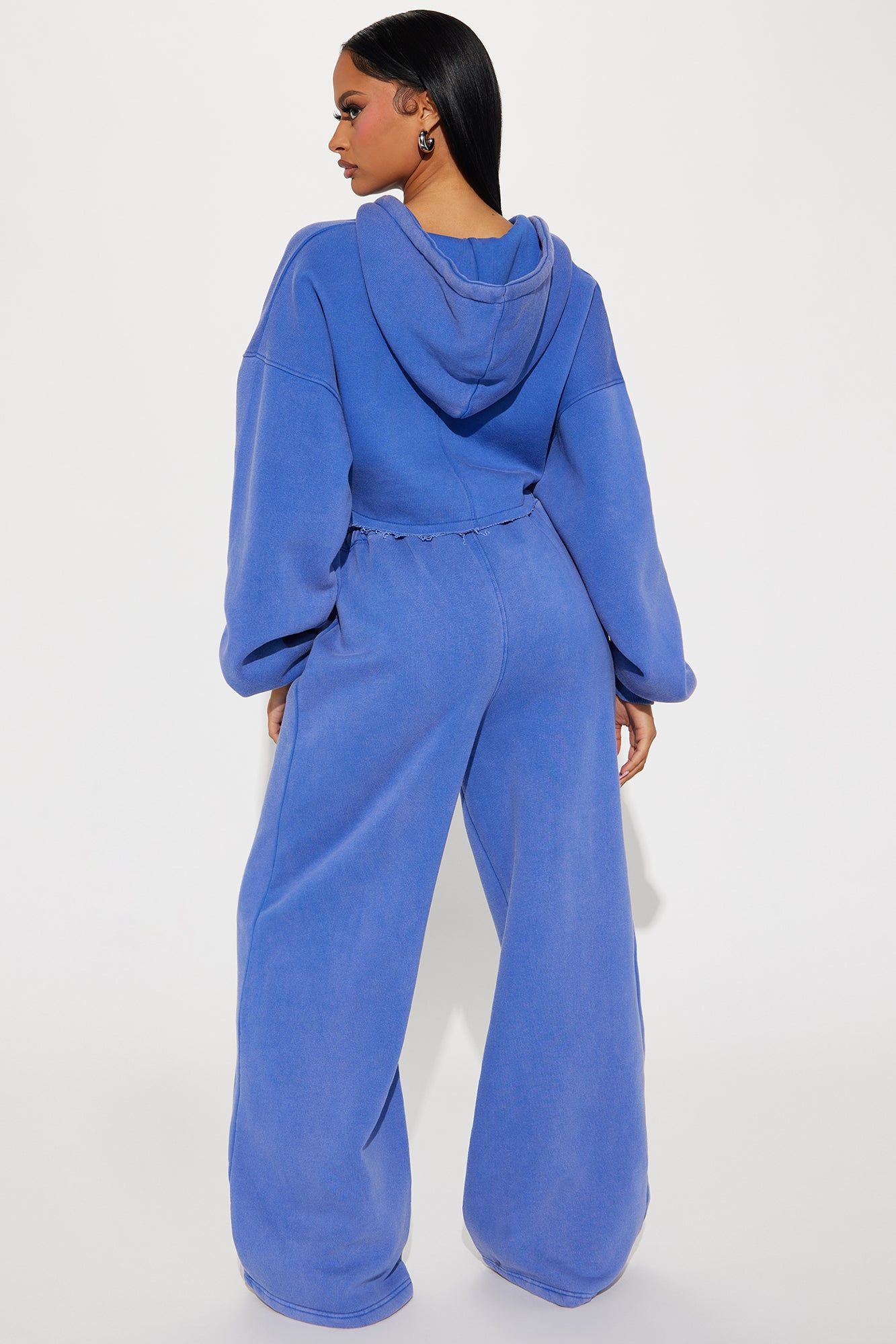 On The Go Fleece Pant Set - Blue sold by Fashion Nova product image thumbnail 3