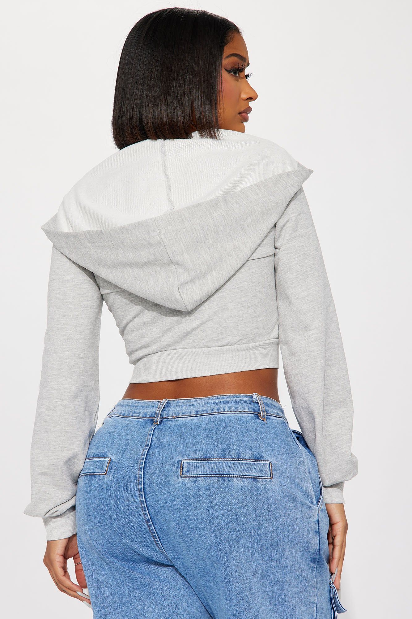 Adina Lounge Hoodie - Heather Grey sold by Fashion Nova product image thumbnail 4