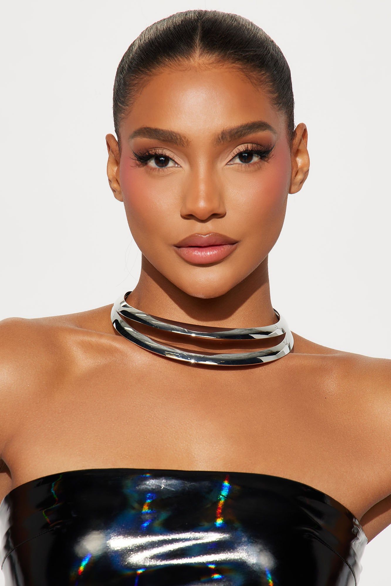 Radiant Orbit Choker - Silver sold by Fashion Nova product image thumbnail 2