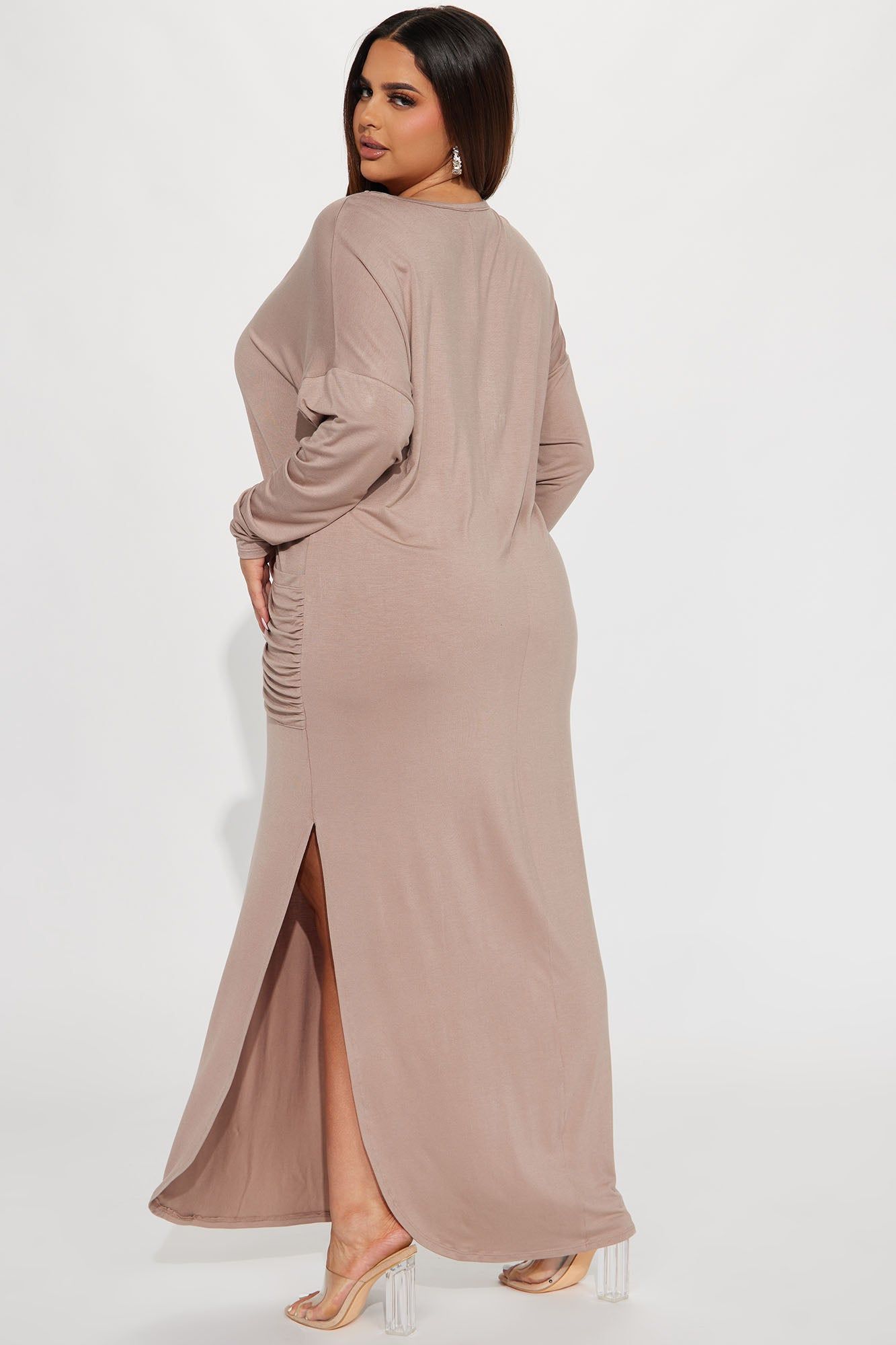 Rayne Maxi Dress - Mocha sold by Fashion Nova product image thumbnail 3
